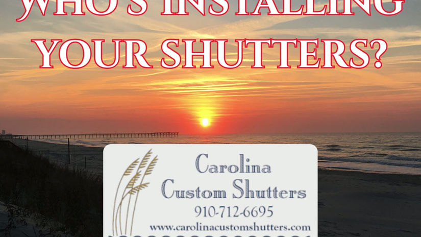 Who’s Installing your shutters?